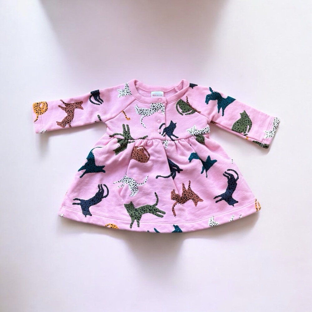 Hanna Andersson Pink Animal Print Dress